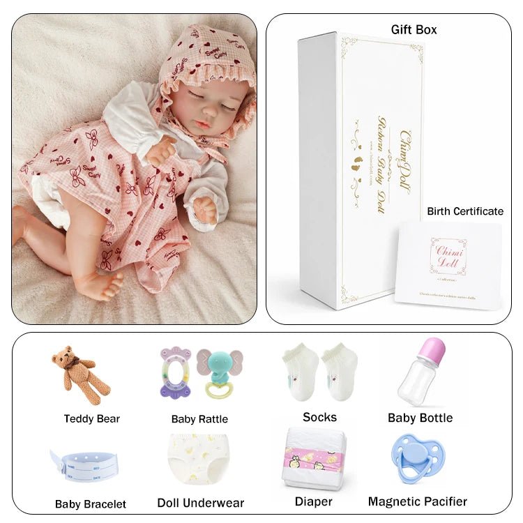 Grace 18" Lifelike Reborn Baby Doll - chimidoll