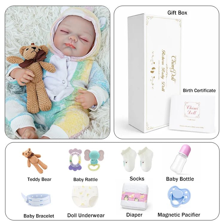 Harlow 20" Lifelike Reborn Baby Doll - chimidoll