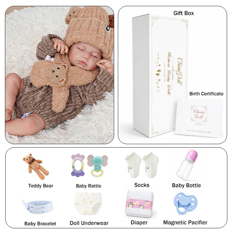 Leo 20" Lifelike Reborn Baby Doll - chimidoll