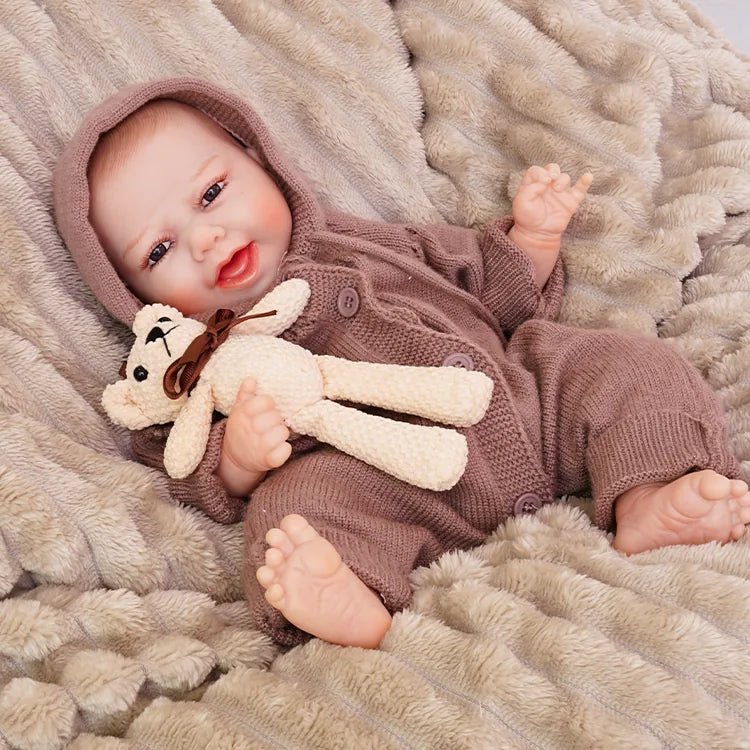 Charlie - Happy Lifelike Reborn Baby Doll (18") chimidoll