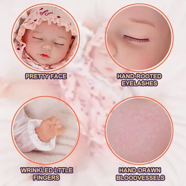 Grace - Lifelike Sleeping Reborn Baby Doll (18") chimidoll