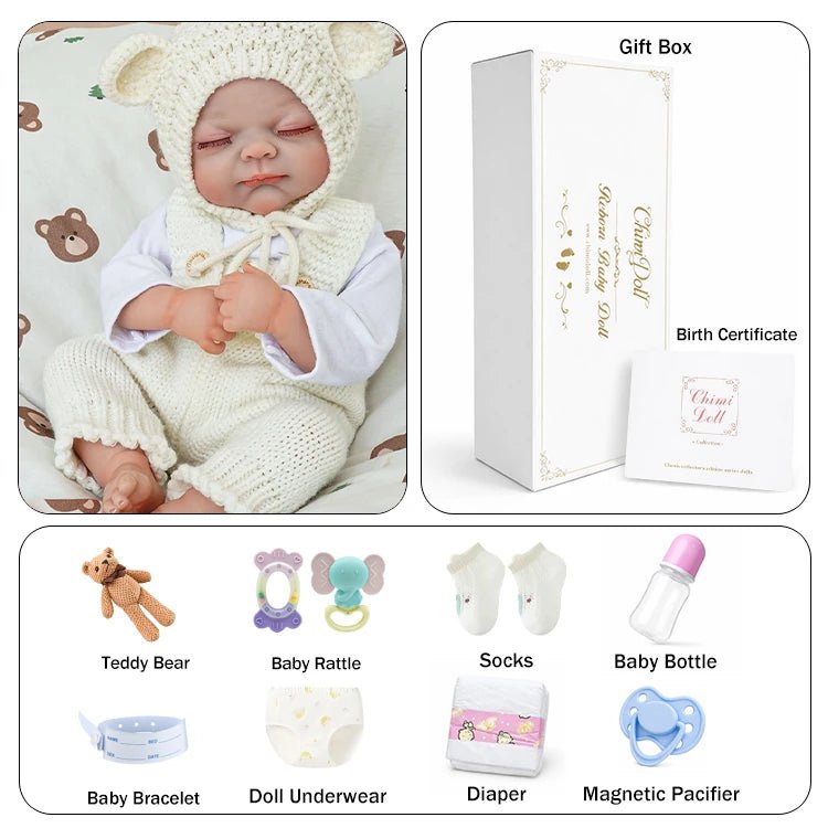 Lilyana 20" Lifelike Reborn Baby Doll - chimidoll