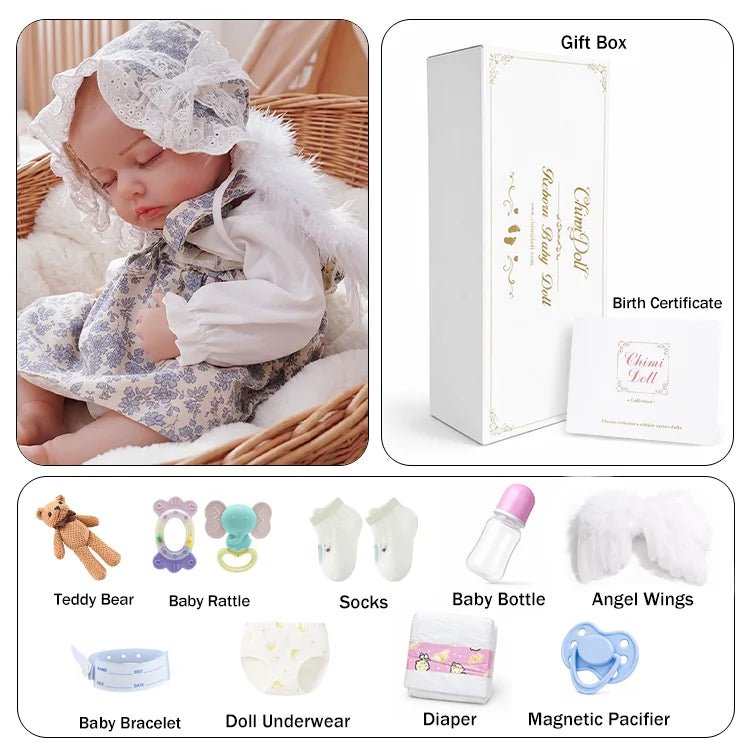 Little Angel 20" Lifelike Reborn Baby Doll - chimidoll