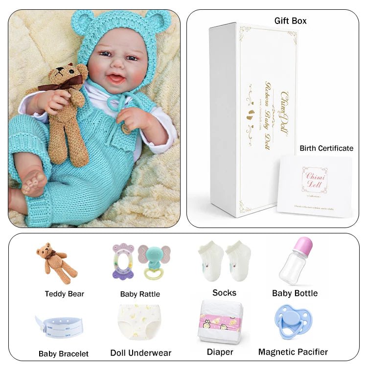 Luna 20" Lifelike Reborn Baby Doll - chimidoll