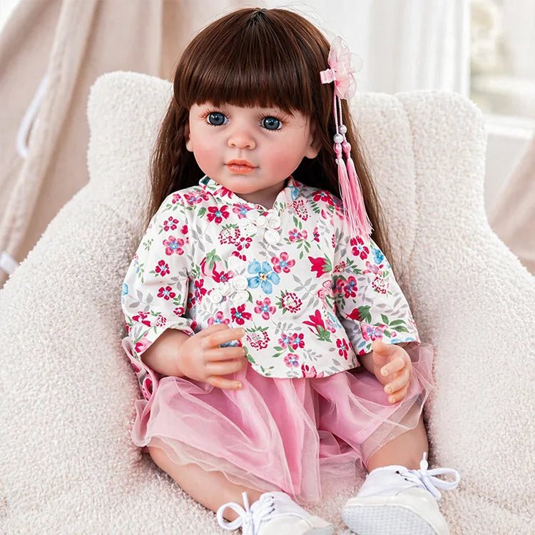 Maisie & Tilly 22" Twin Lifelike Toddler Dolls - chimidoll