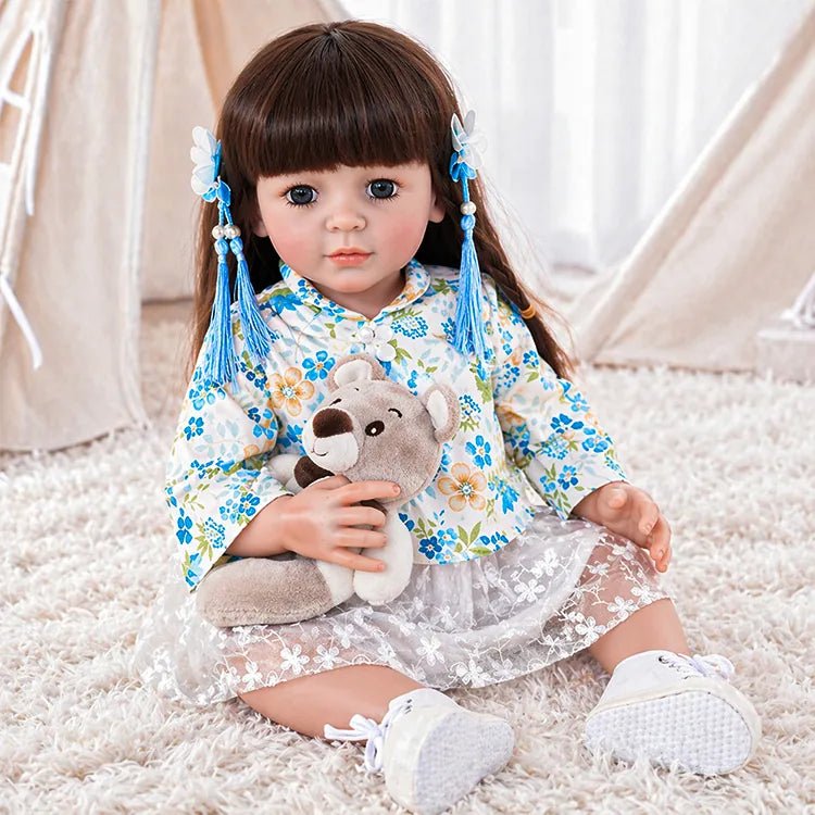 Maisie & Tilly 22" Twin Lifelike Toddler Dolls - chimidoll