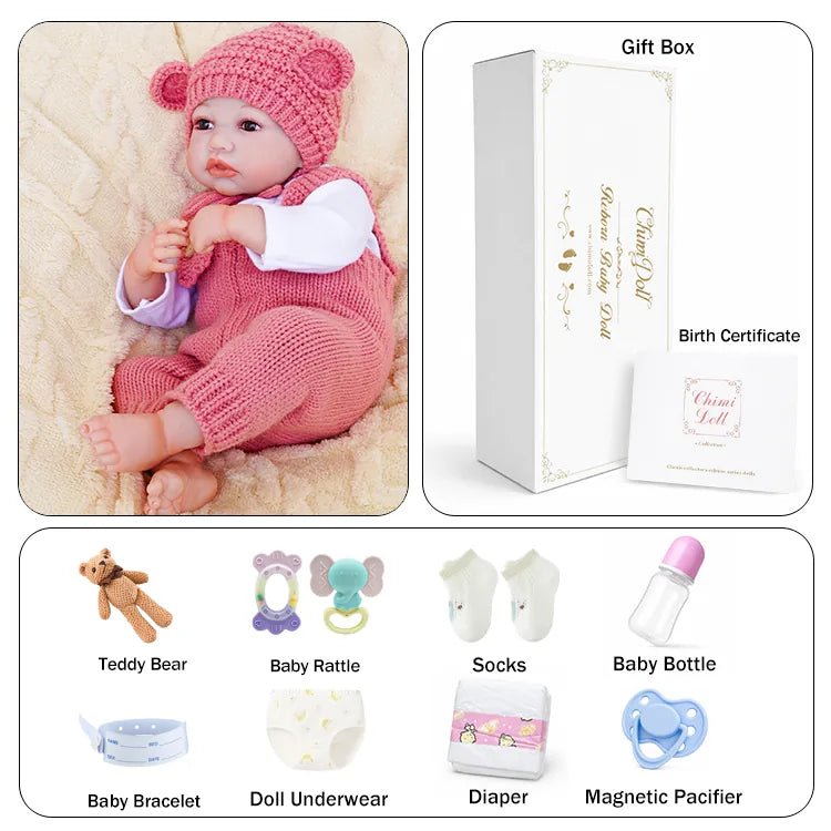 Millie - Lifelike Reborn Baby Doll (20") - chimidoll