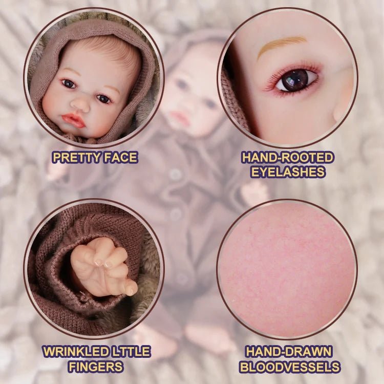 Alex - Lifelike Reborn Baby Doll (18") chimidoll