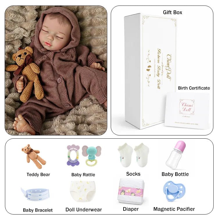 Noah 18" Lifelike Reborn Baby Doll - chimidoll