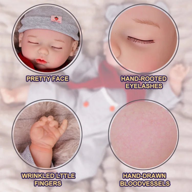 Theo - Lifelike Sleeping Reborn Baby Doll (18") chimidoll