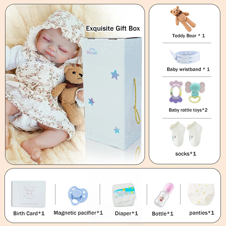 baby dolls | reborn baby dolls | real baby dolls | newborn baby dolls | baby dolls that look real | realistic newborn features | cuddly and lifelike | premium vinyl material | hand-painted details | perfect gift choice