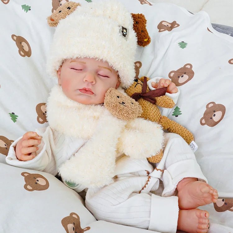 Ruby - Lifelike Sleeping Reborn Baby Doll (20") - Authentic Reborn beautiful reborn baby dolls - chimidoll