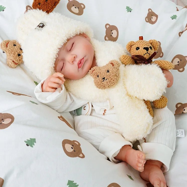 Ruby - Lifelike Sleeping Reborn Baby Doll (20") - Authentic Reborn beautiful reborn baby dolls - chimidoll