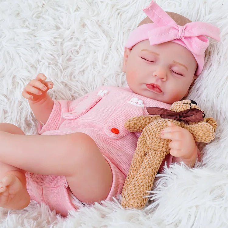 Emmie - Lifelike Sleeping Reborn Baby Doll (20") - Authentic Reborn beautiful reborn baby dolls - chimidoll