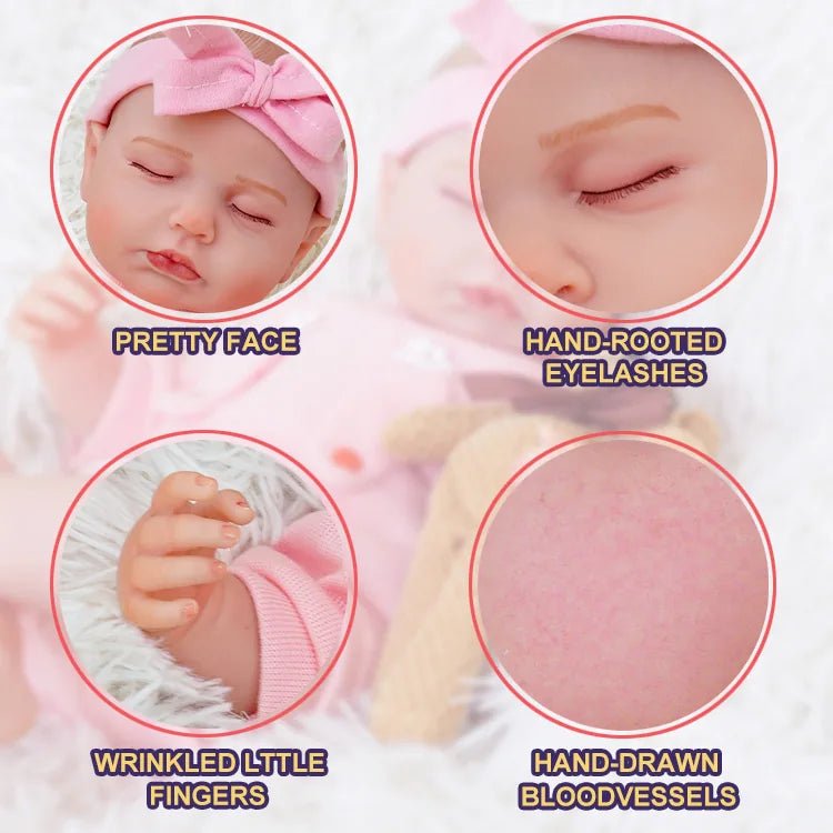 Emmie - Lifelike Sleeping Reborn Baby Doll (20") - Authentic Reborn beautiful reborn baby dolls - chimidoll