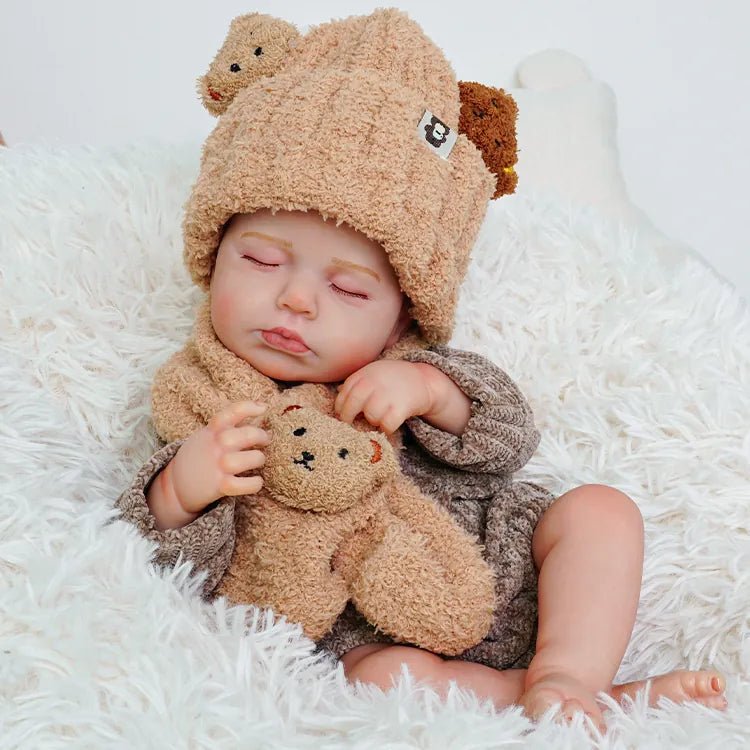 Leo - Lifelike Sleeping Reborn Baby Doll (20") - Authentic Reborn beautiful reborn baby dolls - chimidoll