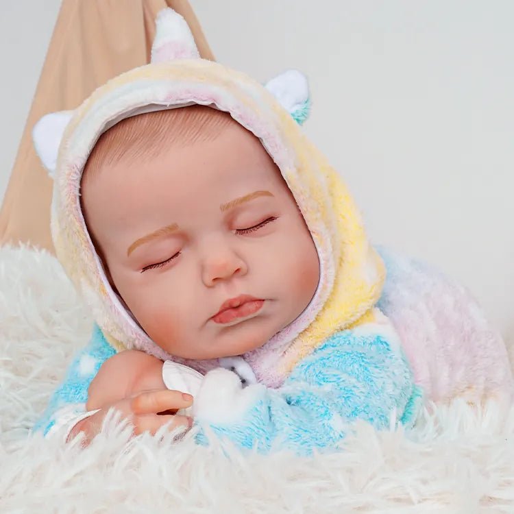 Hollis - Lifelike Sleeping Reborn Baby Doll (20") | Authentic Reborn beautiful reborn baby dolls | chimidoll