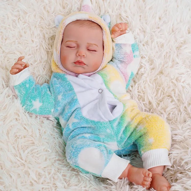 Hollis - Lifelike Sleeping Reborn Baby Doll (20") | Authentic Reborn beautiful reborn baby dolls | chimidoll