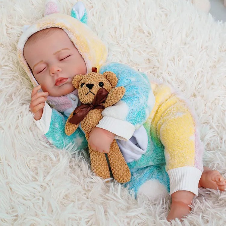 Hollis - Lifelike Sleeping Reborn Baby Doll (20") | Authentic Reborn beautiful reborn baby dolls | chimidoll