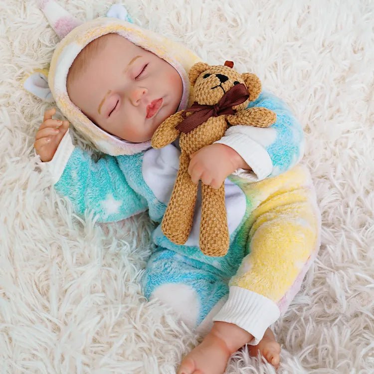 Hollis - Lifelike Sleeping Reborn Baby Doll (20") | Authentic Reborn beautiful reborn baby dolls | chimidoll
