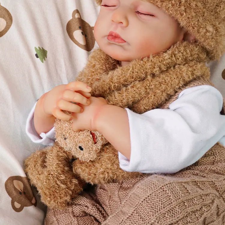 Finn - Lifelike Sleeping Reborn Baby Doll (20") - Authentic Reborn beautiful reborn baby dolls - chimidoll