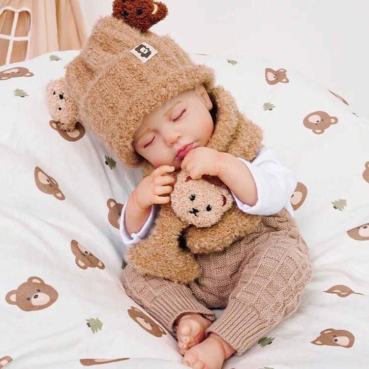 Finn - Lifelike Sleeping Reborn Baby Doll (20") - Authentic Reborn beautiful reborn baby dolls - chimidoll