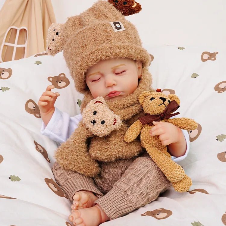 Finn - Lifelike Sleeping Reborn Baby Doll (20") - Authentic Reborn beautiful reborn baby dolls - chimidoll