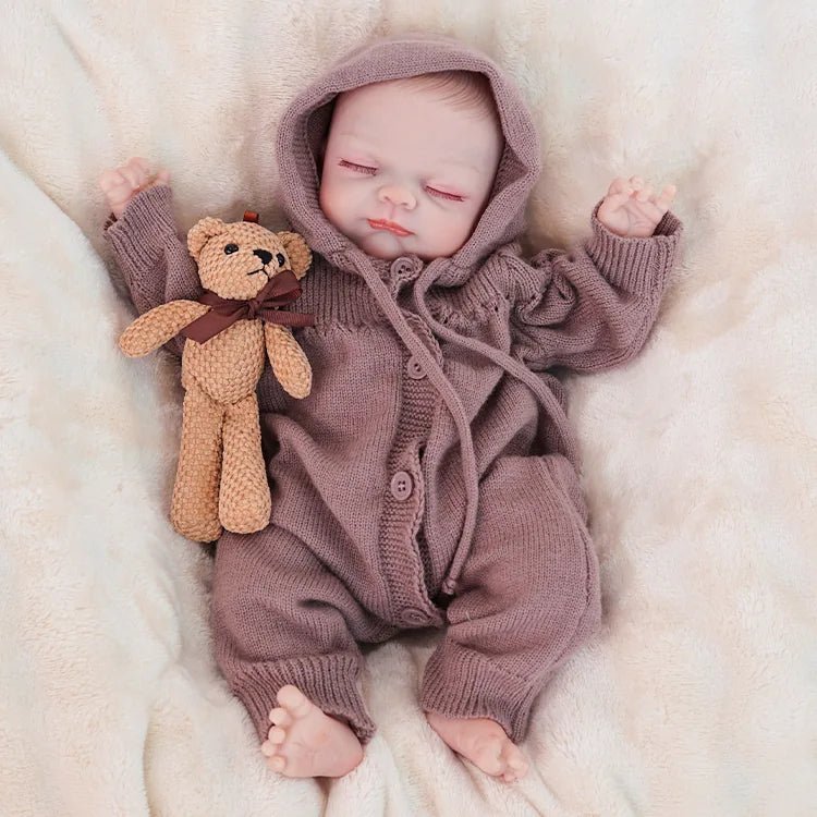 Bella -Lifelike Sleeping Reborn Baby Doll (18") - Authentic Reborn beautiful reborn baby dolls - chimidoll