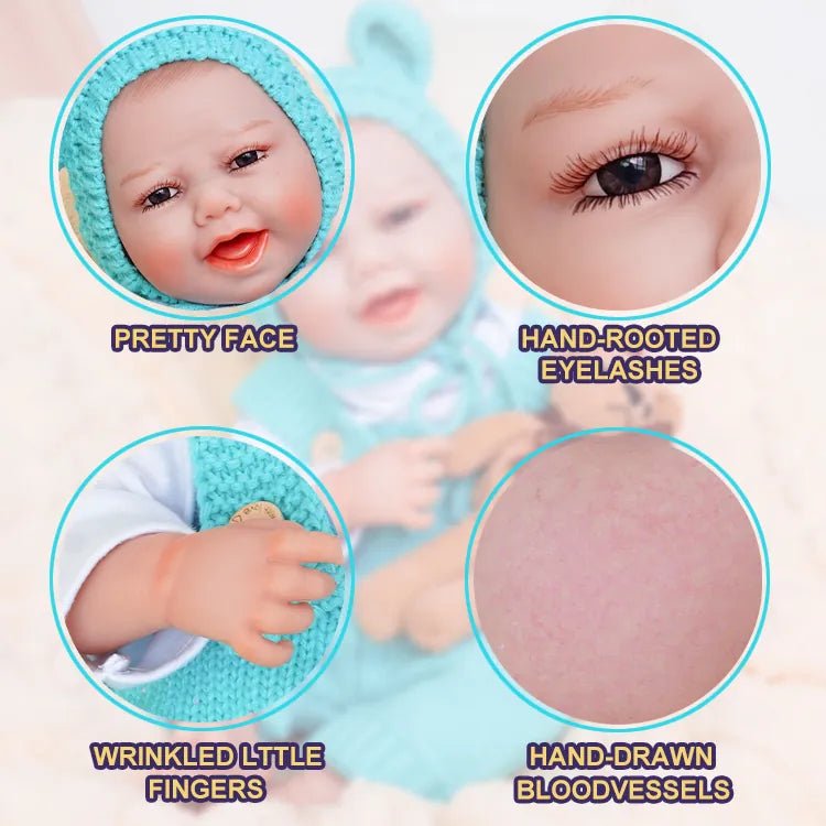 Luna - Happy Lifelike Reborn Baby Doll (20") - Authentic Reborn beautiful reborn baby dolls - chimidoll