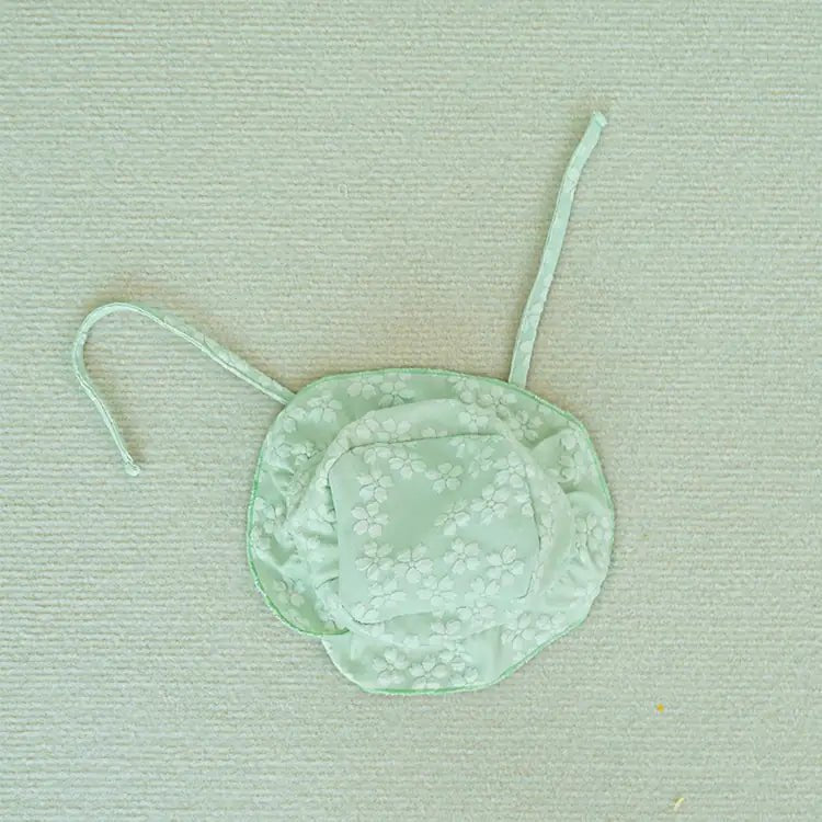 Mint green bonnet for reborn doll