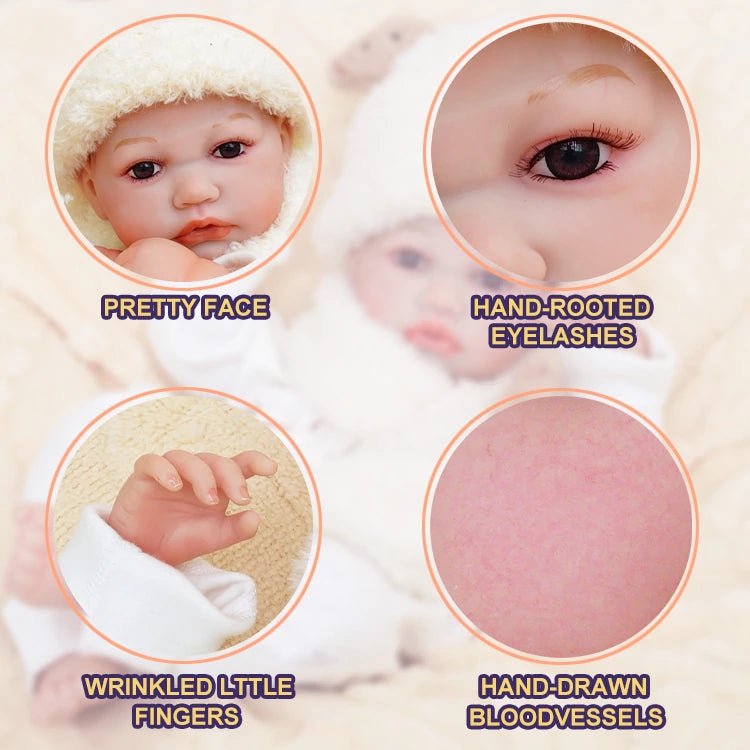 Isabella - Lifelike Reborn Baby Doll (20") - Authentic Reborn beautiful reborn baby dolls - chimidoll