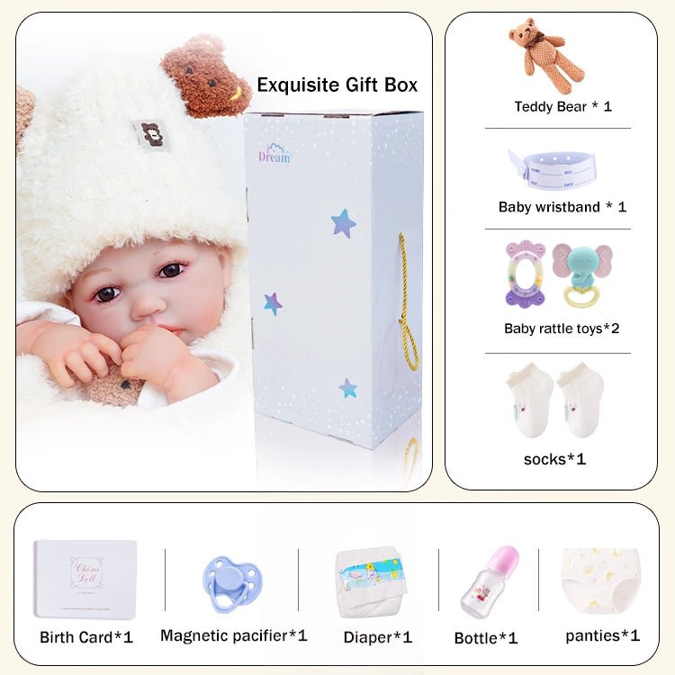 Isabella - Lifelike Reborn Baby Doll (20") by chimidoll