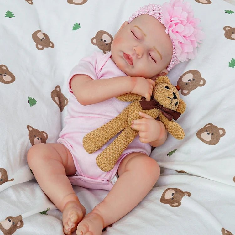 Rosie - Lifelike Sleeping Reborn Baby Doll (20") - Authentic Reborn beautiful reborn baby dolls - chimidoll