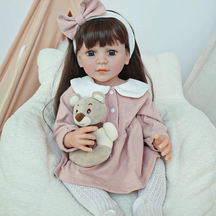 Charming Lifelike Reborn Toddler Doll - Hand-Painted Realism - chimidoll