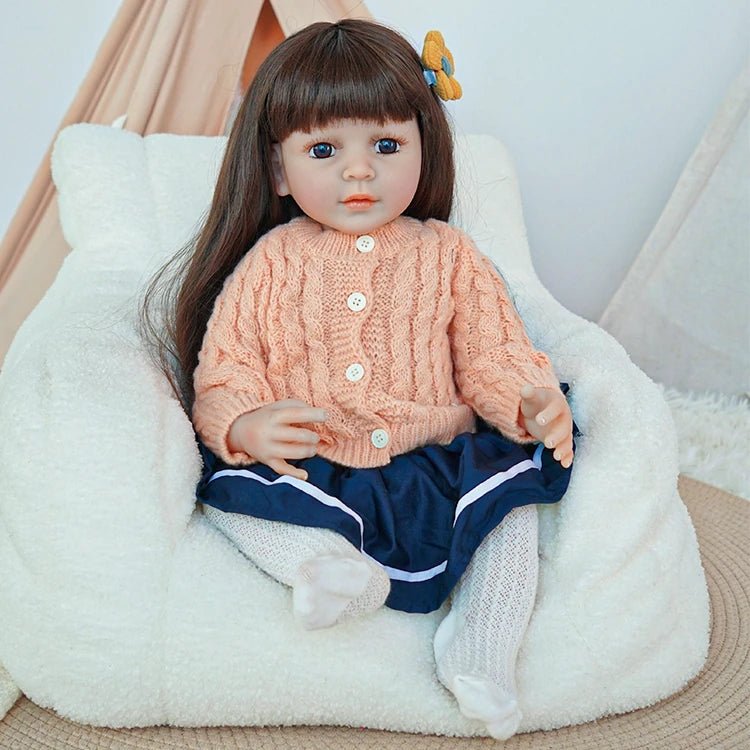 reborn toddler doll - Classic Knitwear Ensemble - chimidoll