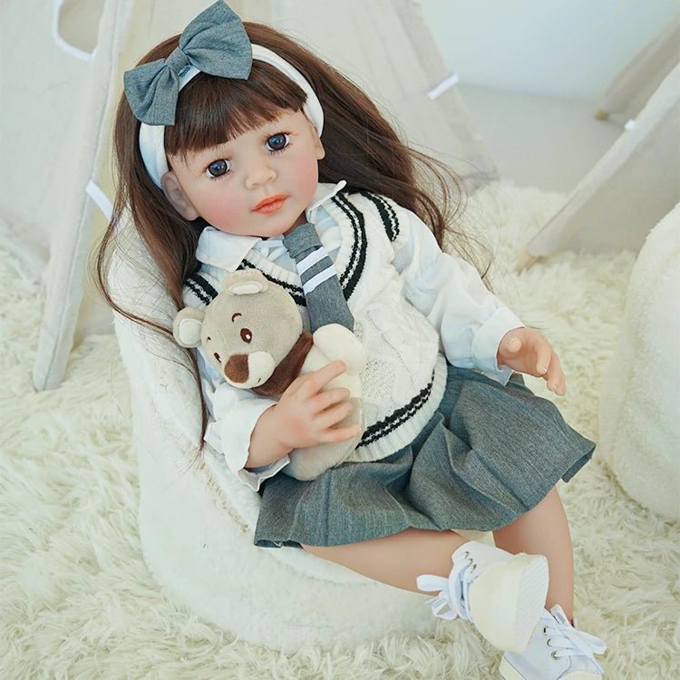 Chimidoll-toddler doll in a classic student outfit - chimidoll