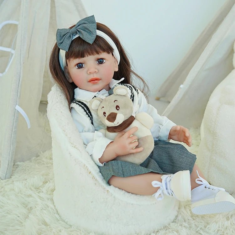 Chimidoll-toddler doll in a classic student outfit - chimidoll