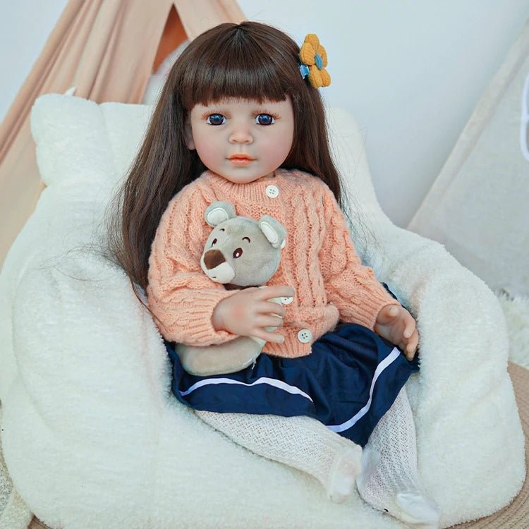 reborn toddler doll - Classic Knitwear Ensemble - chimidoll