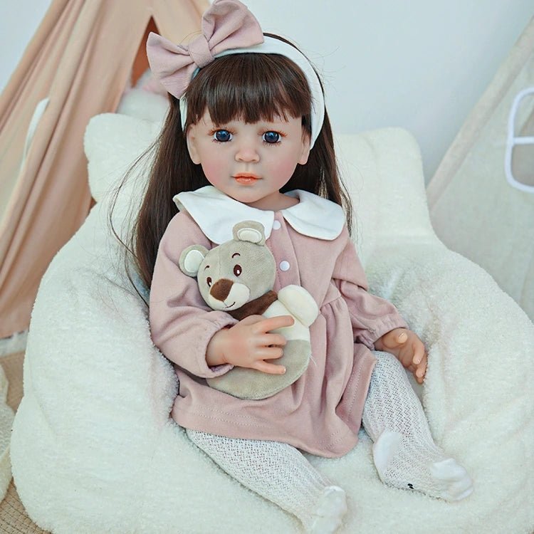Charming Lifelike Reborn Toddler Doll - Hand-Painted Realism - chimidoll
