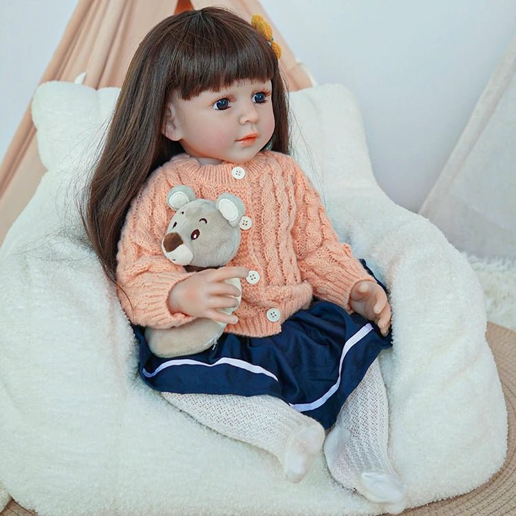 reborn toddler doll - Classic Knitwear Ensemble - chimidoll