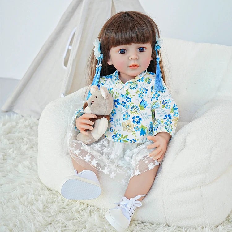 reborn toddler doll - Chinese-style outfit - chimidoll