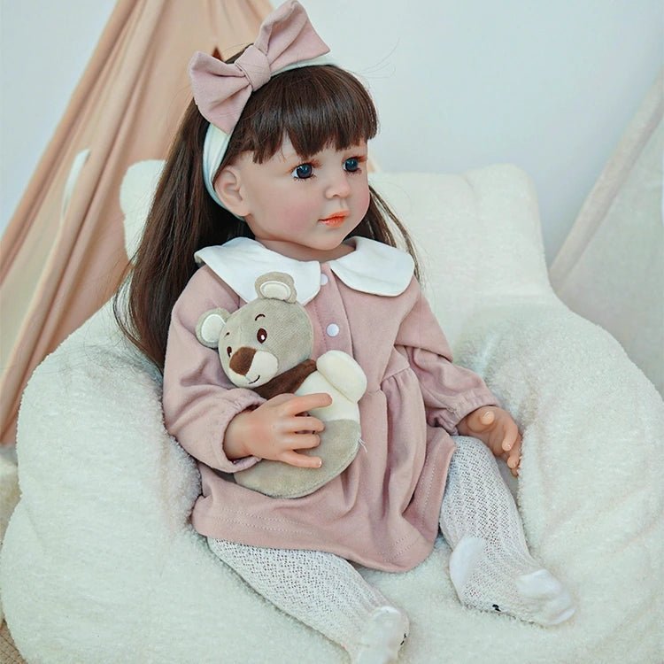 Charming Lifelike Reborn Toddler Doll - Hand-Painted Realism - chimidoll