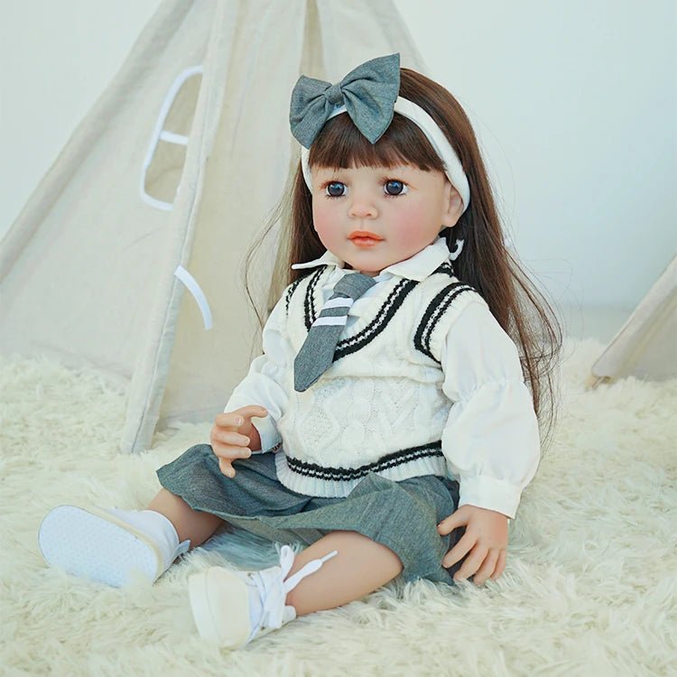 Chimidoll-toddler doll in a classic student outfit - chimidoll