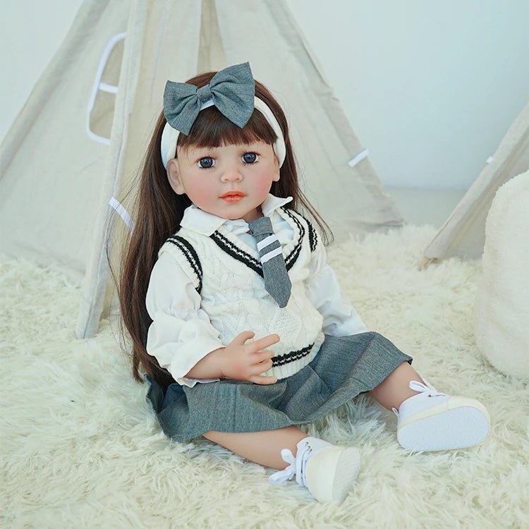 Chimidoll-toddler doll in a classic student outfit - chimidoll