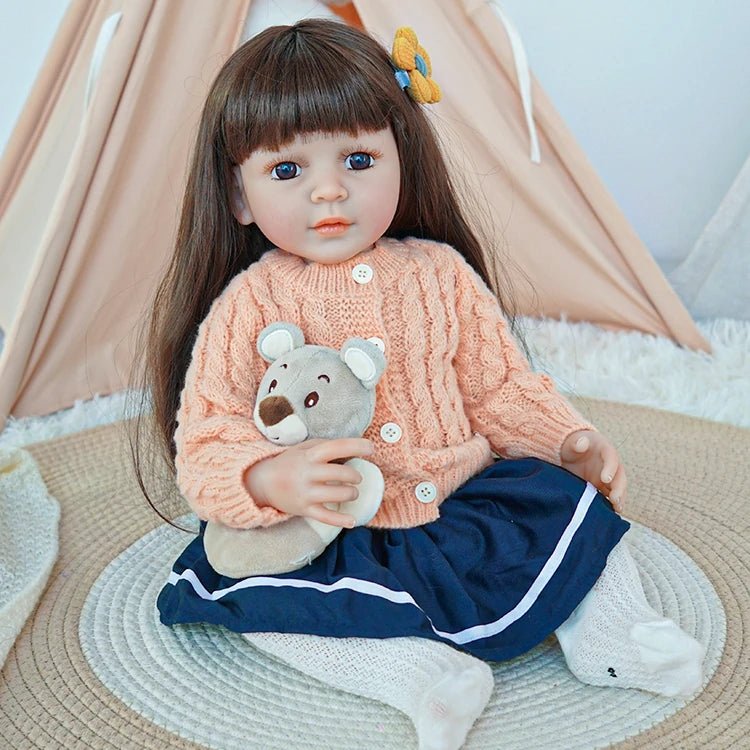 reborn toddler doll - Classic Knitwear Ensemble - chimidoll