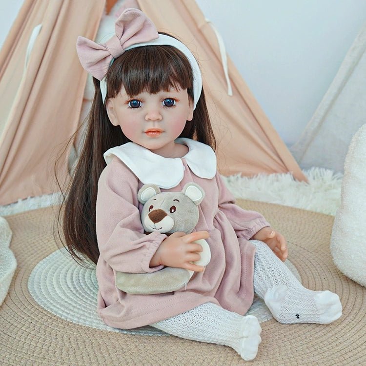 Charming Lifelike Reborn Toddler Doll - Hand-Painted Realism - chimidoll