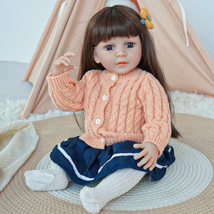 reborn toddler doll - Classic Knitwear Ensemble - chimidoll