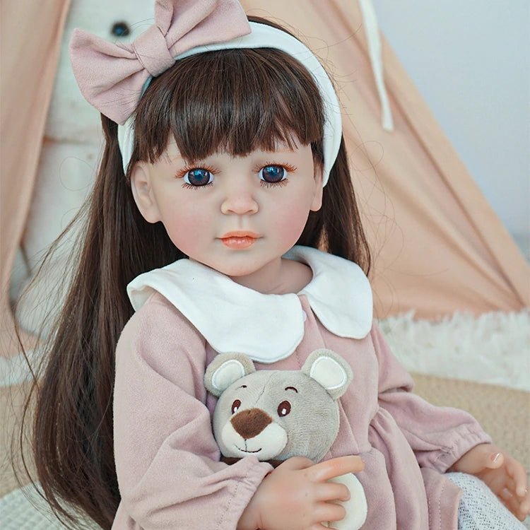 Charming Lifelike Reborn Toddler Doll - Hand-Painted Realism - chimidoll