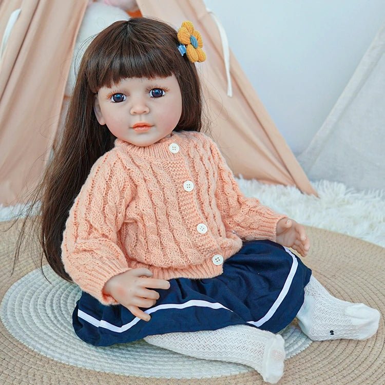 reborn toddler doll - Classic Knitwear Ensemble - chimidoll