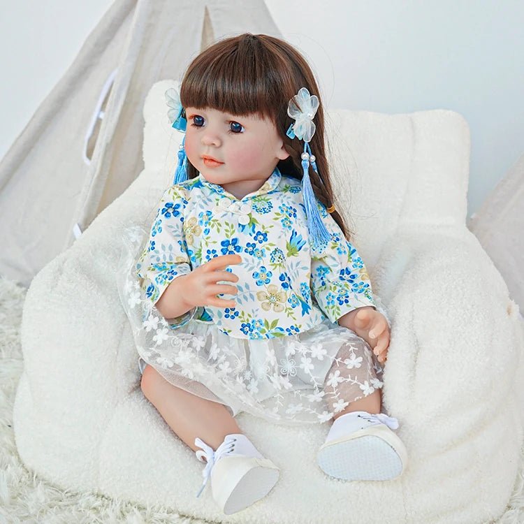 reborn toddler doll - Chinese-style outfit - chimidoll